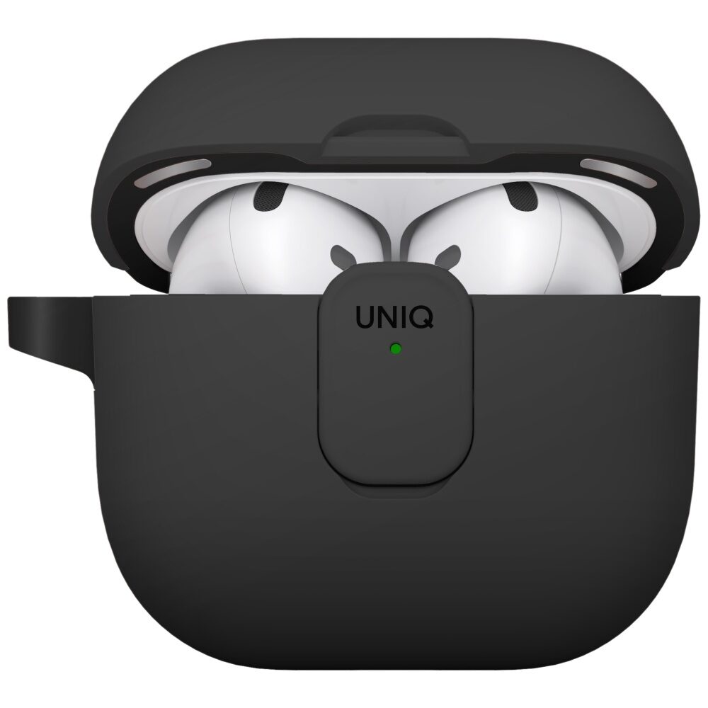 Uniq Clyde Lock Case for AirPods 4 - Black - imagine 3