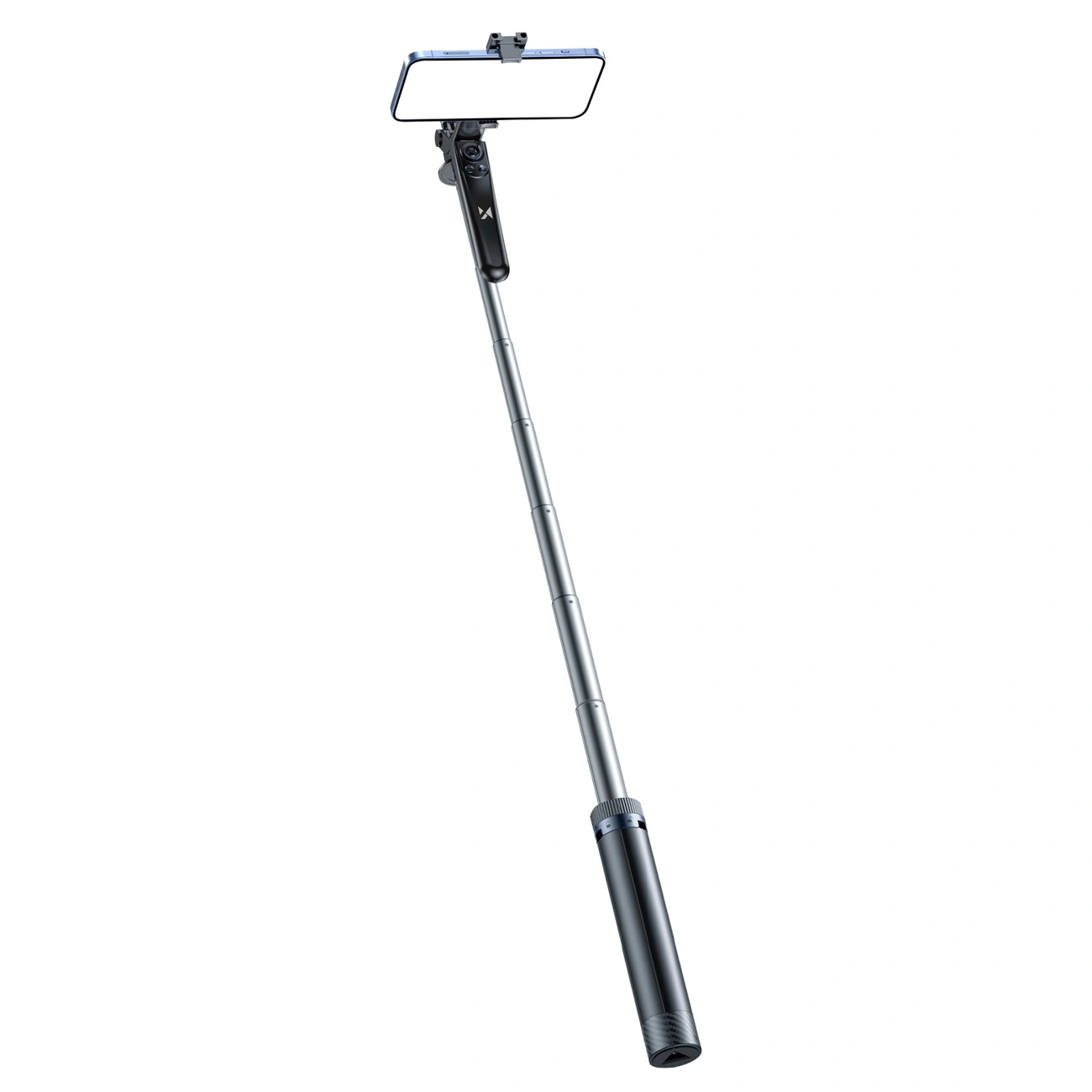 Selfie stick Wozinsky WC1Y70S telescopic tripod 1.7m with phone holder - black - imagine 4