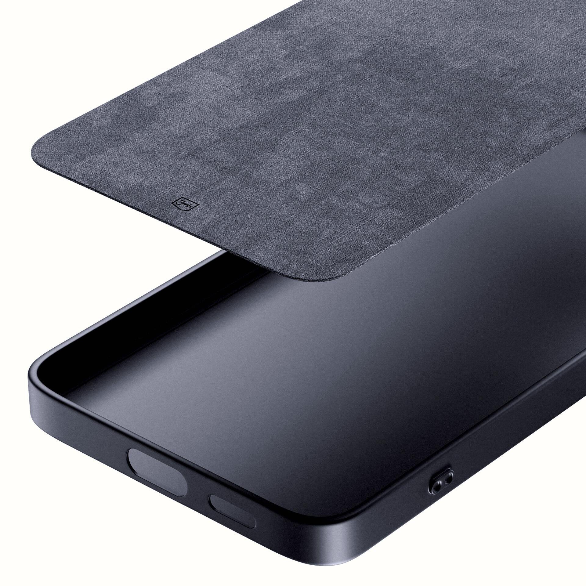 3mk Matt Case Pro for Samsung Galaxy S25 Edge - Matte Black - imagine 2