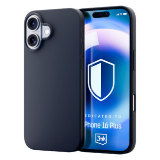 3mk Hardy Silicone MagCase for iPhone 16 Plus - Gray