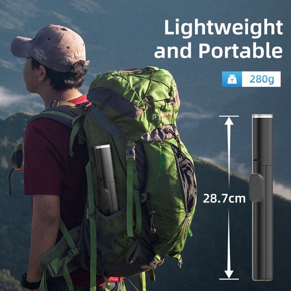Selfie Stick Tech-Protect L09S with Tripod - Black - imagine 8