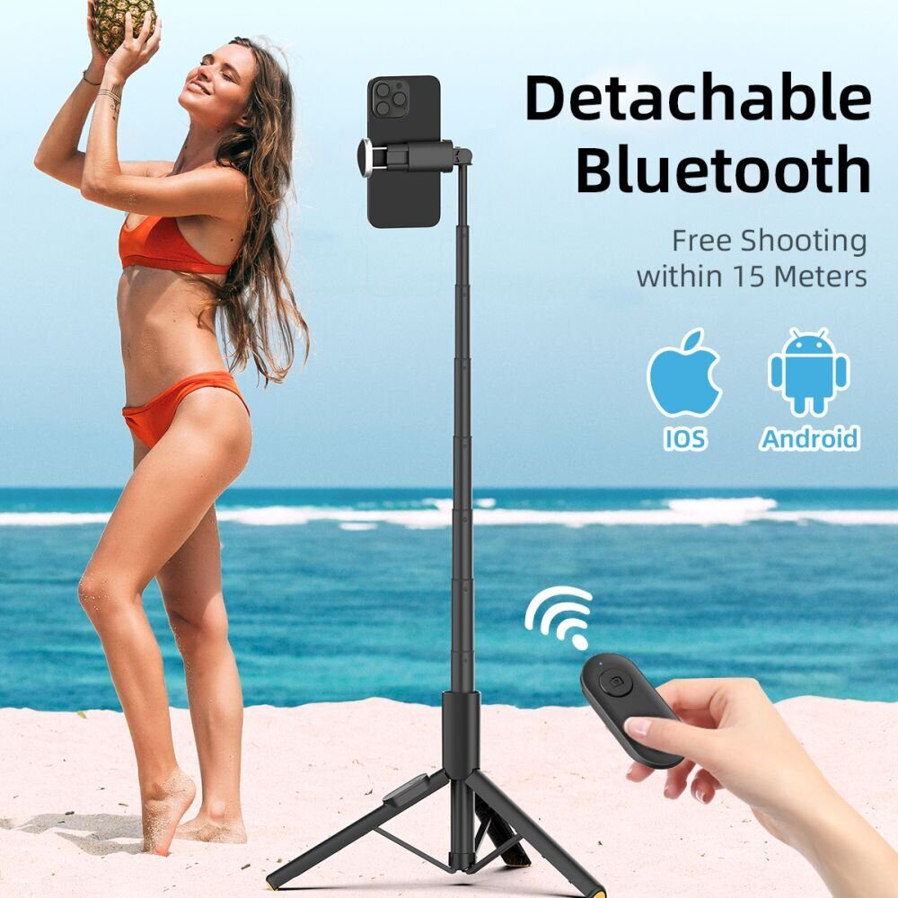 Selfie Stick Tech-Protect L09S with Tripod - Black - imagine 9