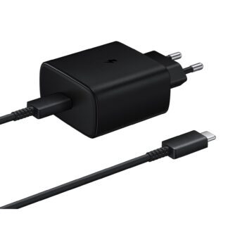 Samsung EP-TA845EWE 45W Wall Charger with USB-C Cable Samsung EP-DW767JWE 45W 1.8m (OOB Bulk - Replacement Packaging) - Black