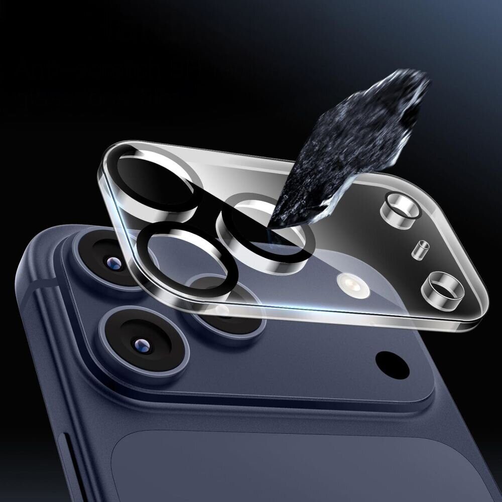 Tech-Protect Cam Fit+ Camera Cover for iPhone 17 Pro Max - Clear - imagine 3