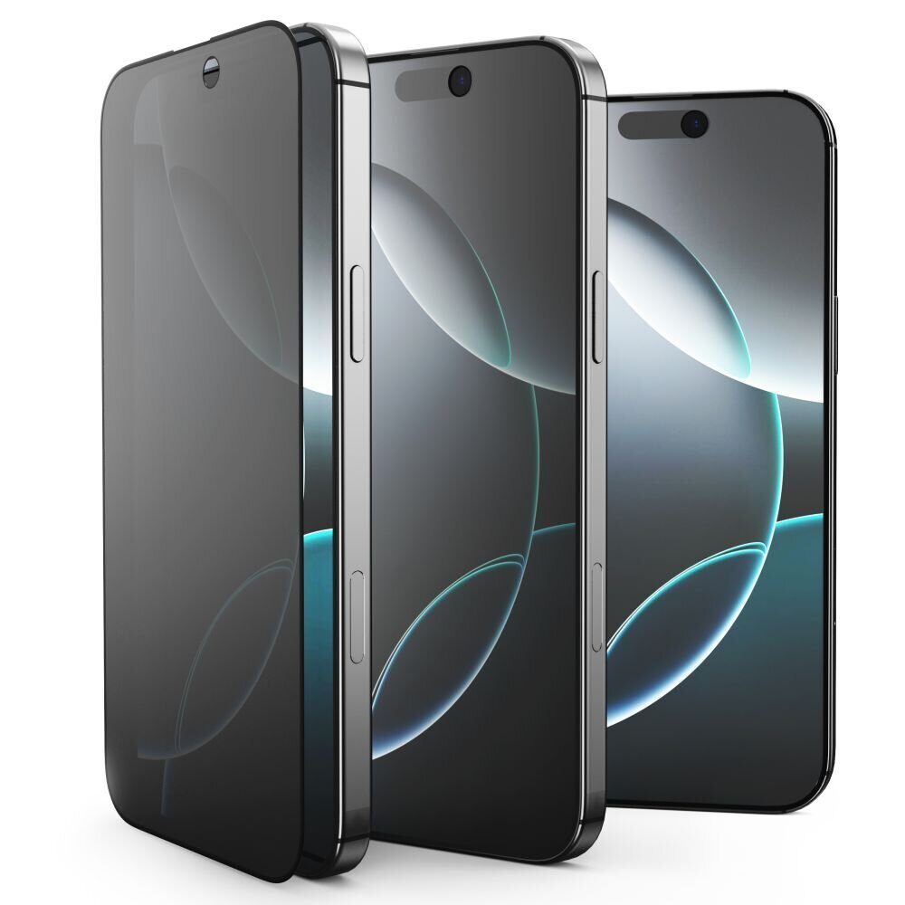 Tech-Protect Glass Spy+ 2-pack privacy glass for iPhone 16 Pro / 17 / 17 Pro - imagine 3