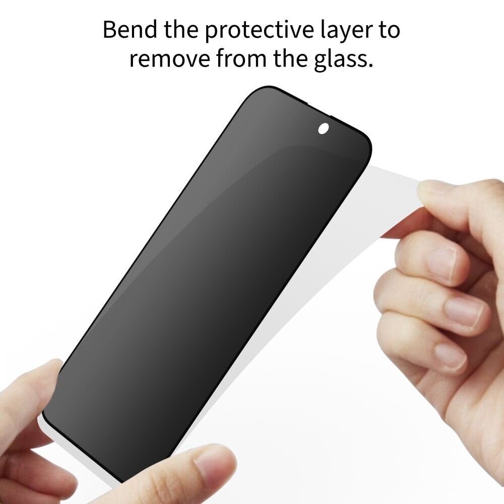 Tech-Protect Glass Spy+ 2-pack privacy glass for iPhone 16 Pro Max /17 Pro Max - imagine 6