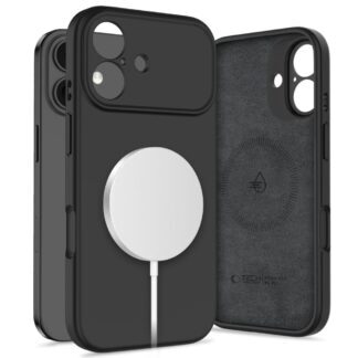 Tech-Protect Silicone MagSafe Case for iPhone 17 - Black