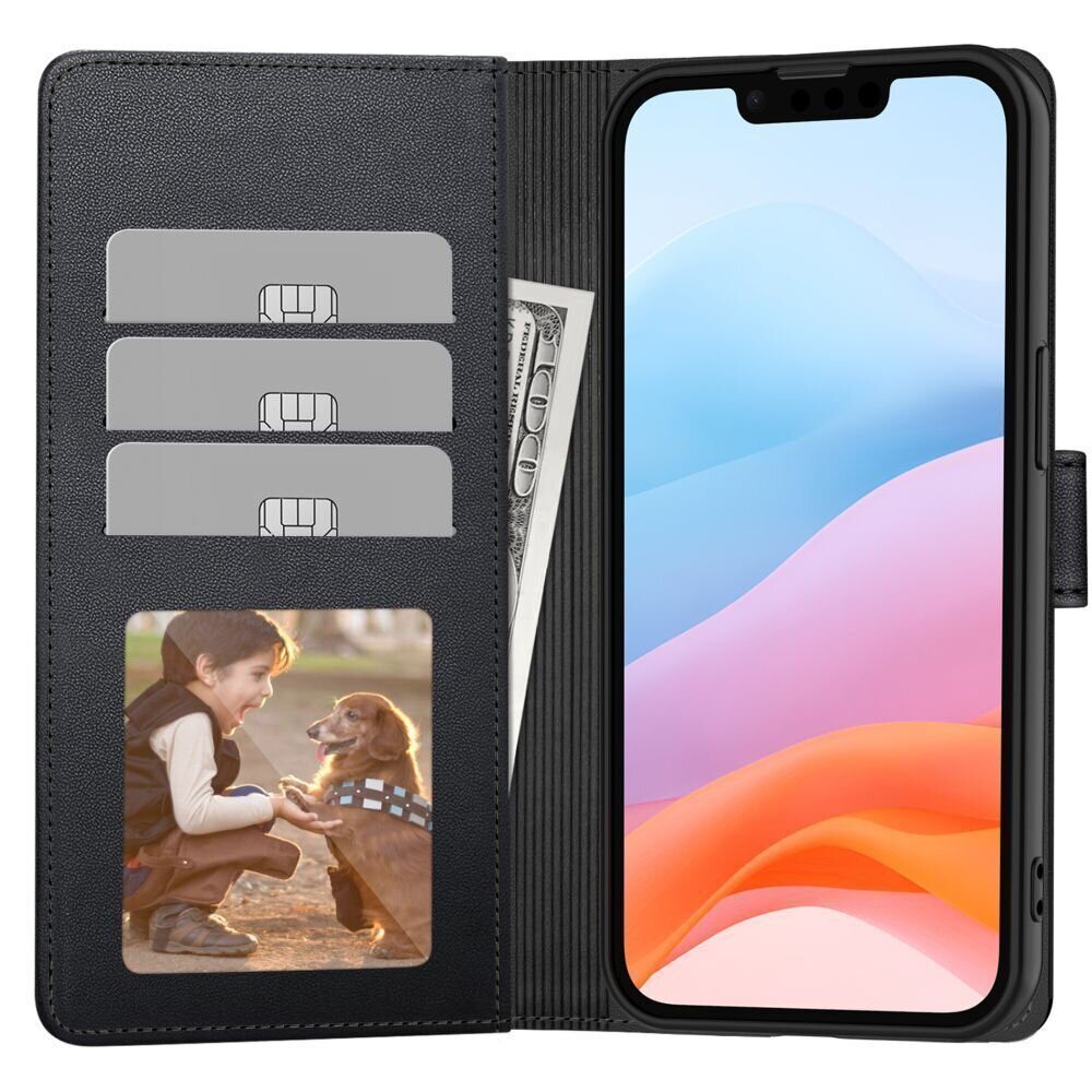 Tech-Protect Wallet Case for Samsung Galaxy A26 5G / A17 4G / 5G - Black - imagine 2