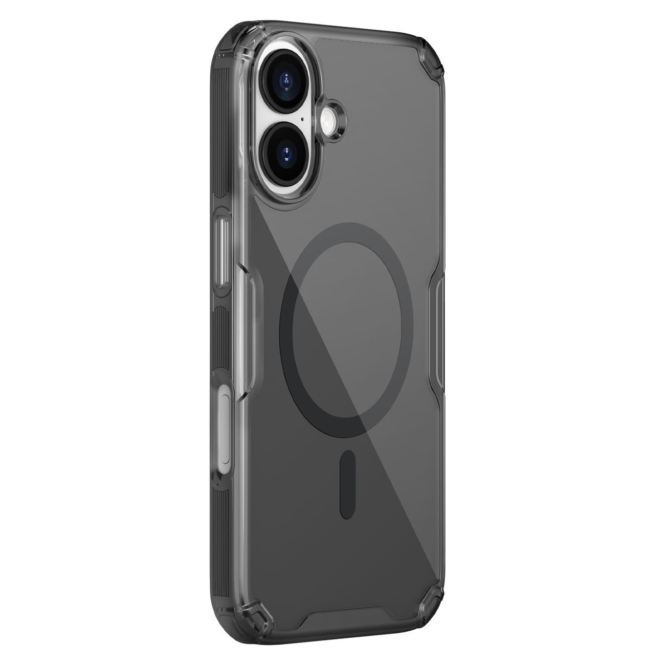 Nillkin Nature TPU Pro Magnetic Case Compatible with MagSafe for iPhone 17 - Translucent Black - imagine 2