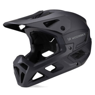 Wozinsky Full Face Bike Helmet with Detachable Visor 60-62 cm - Black