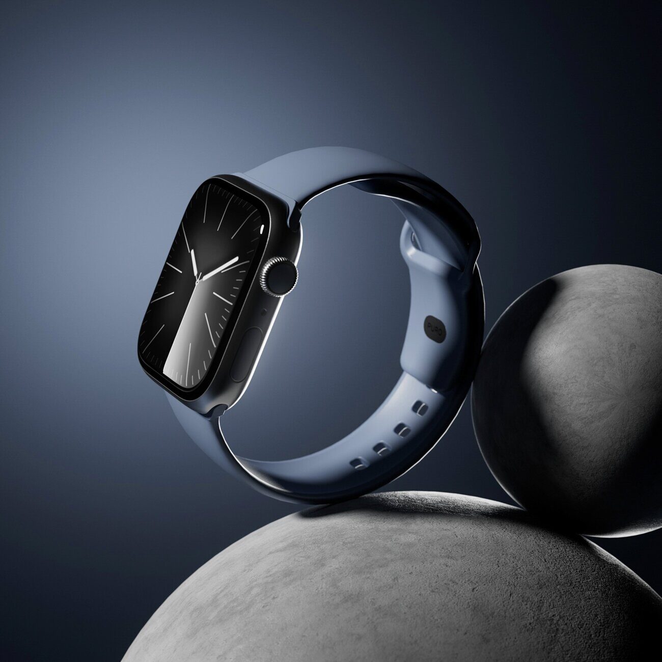 Puro Icon Strap for Apple Watch 38/40/41/42mm - Blue - imagine 9