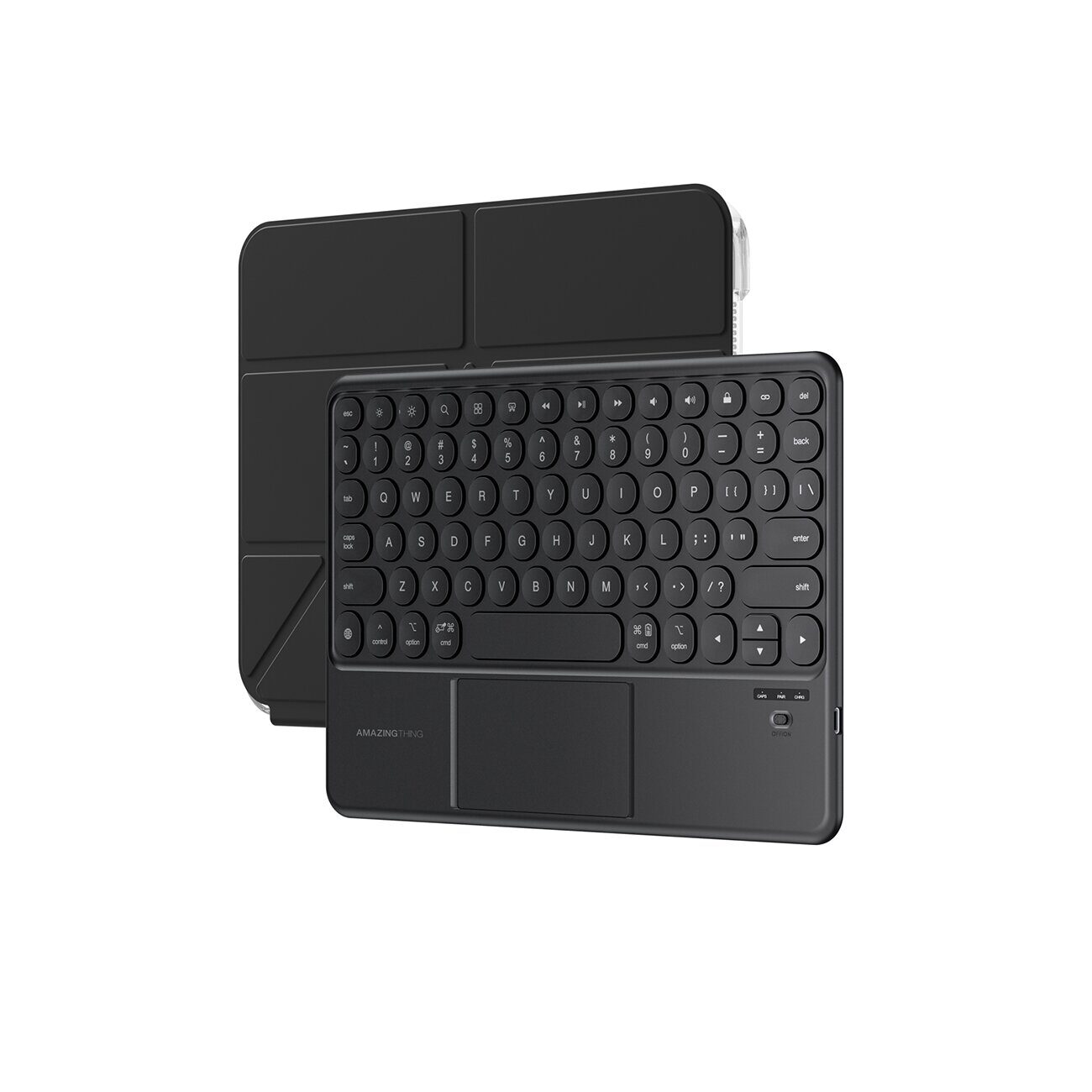 AmazingThing Minimal Case Keylite Combo Keyboard Case for iPad Air 13" M2/M3/M4 (2024/2025/2026) - Black - imagine 4