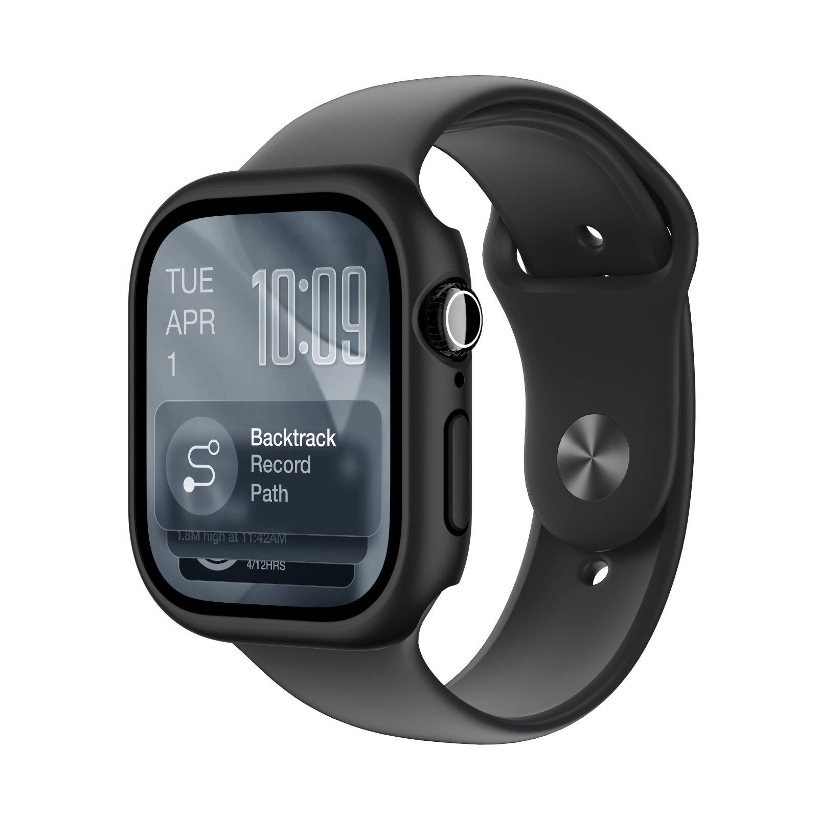 AmazingThing Minimal Protective Case for Apple Watch Series 11 42mm - Black - imagine 6