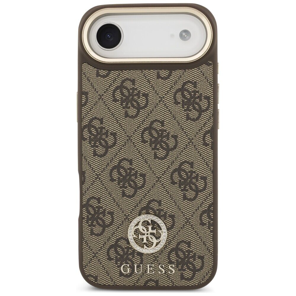 Guess 4G Strass Logo MagSafe Case for iPhone Air - Brown - imagine 3
