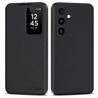 Tech-Protect Smart Wallet Case for Samsung Galaxy S25 FE - Matte Black