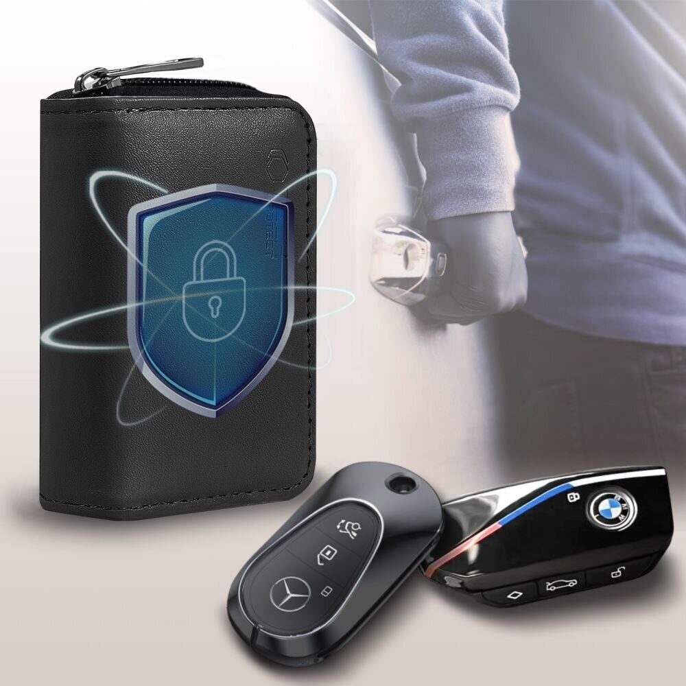 Tech-Protect KLR300 RFID Blocking Car Key Case - Black - imagine 2