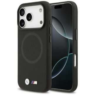 BMW M FW Metal Logo MagSafe Case for iPhone 17 Pro - Black