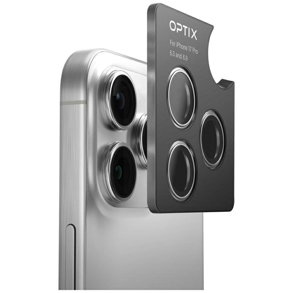 Uniq Optix Aluminum Camera Lens Protector for iPhone 17 with Applicator - Purple - imagine 2