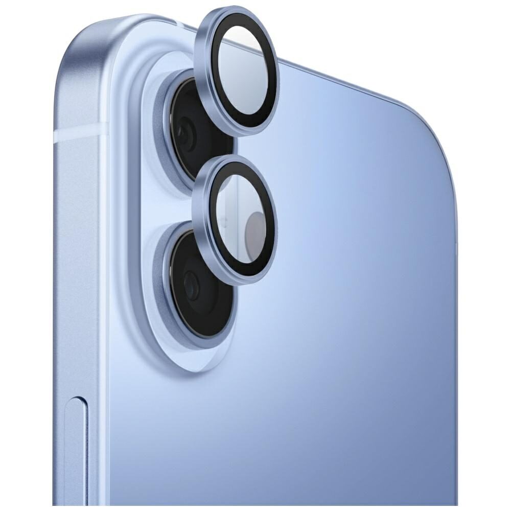 Uniq Optix Aluminum Camera Lens Protector for iPhone 17 with Applicator - Blue