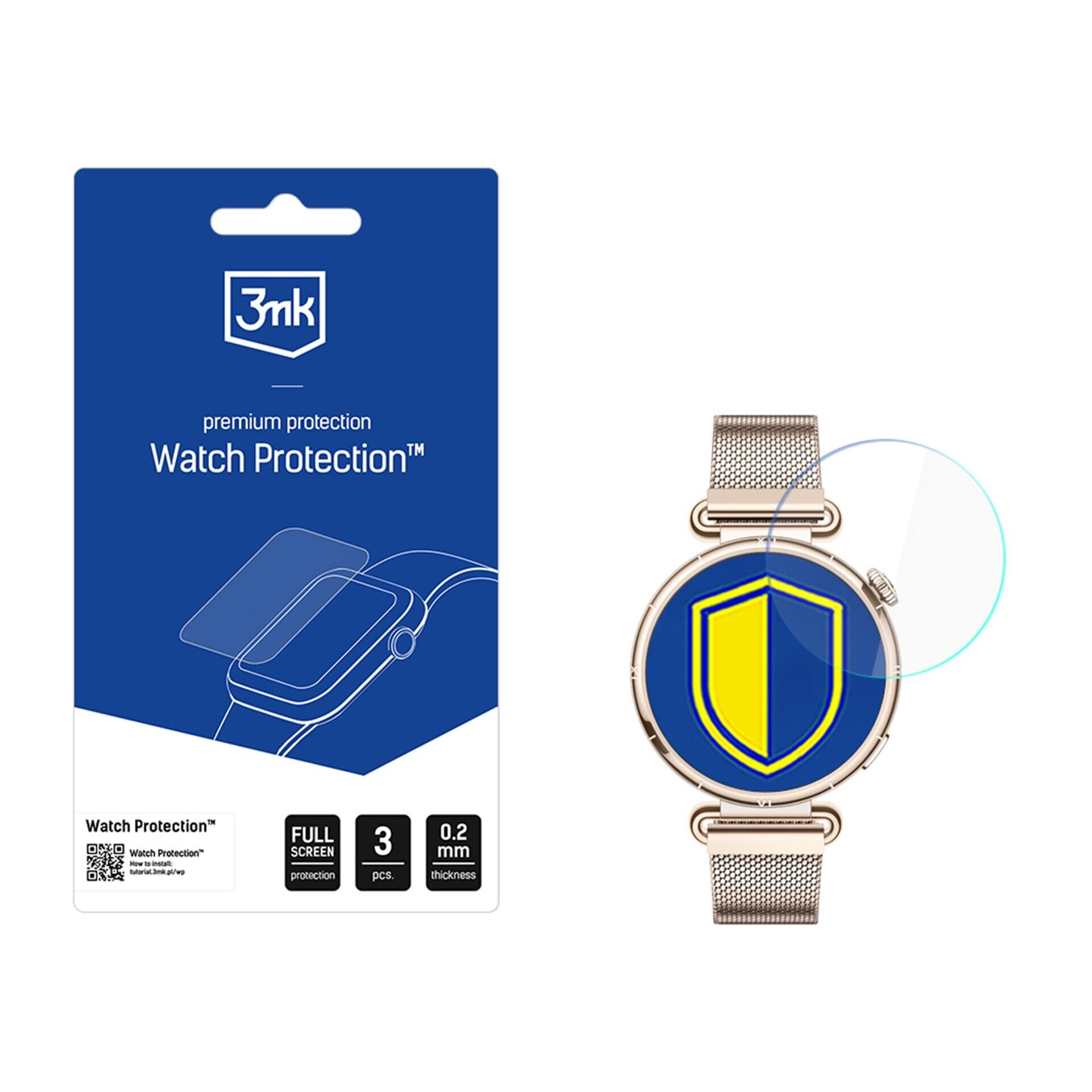 3mk Watch Protection FlexibleGlass hybrid glass for the smartwatch display for Huawei Watch GT 6 41 mm