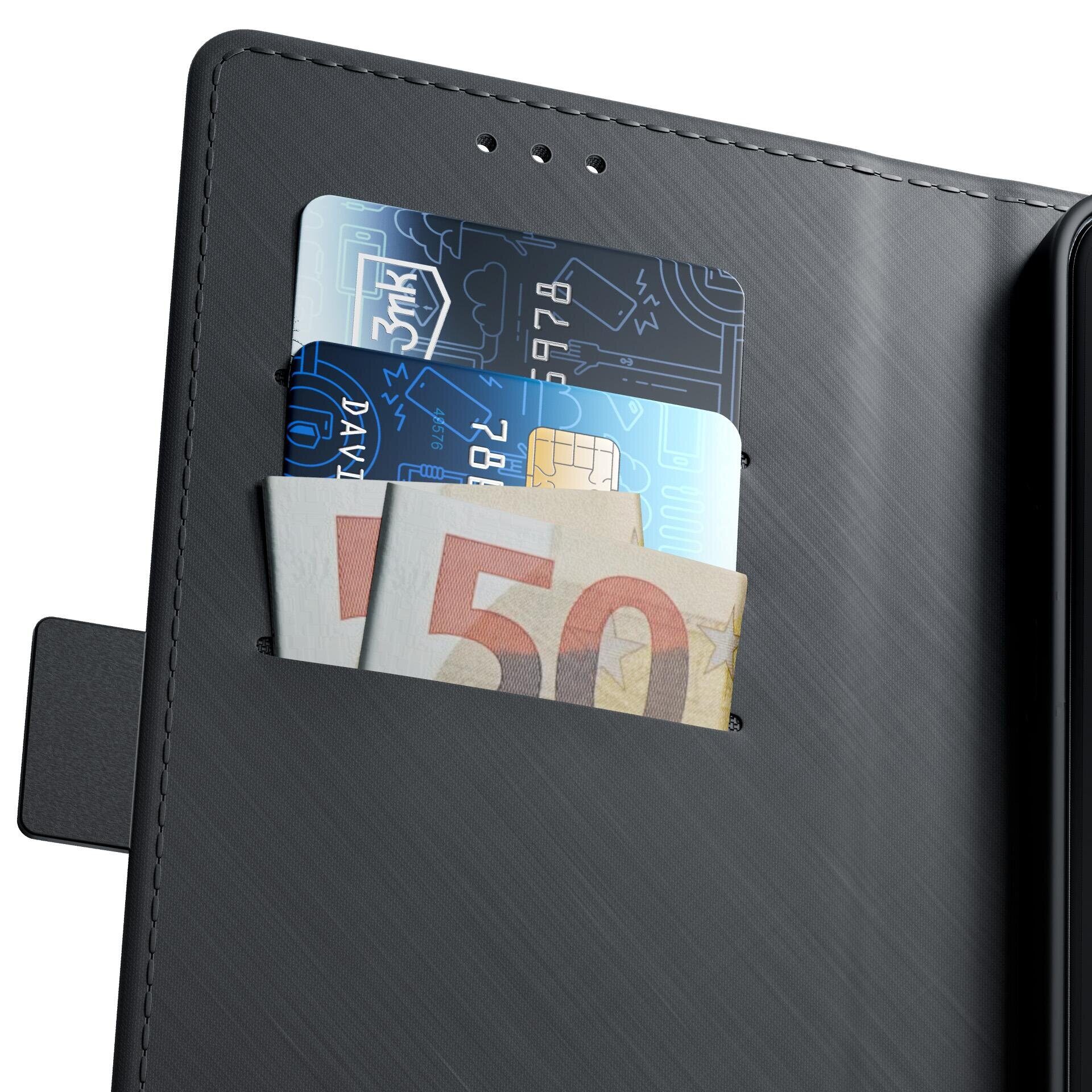 3mk Wallet Case for Honor X5C Plus 4G - Black - imagine 6