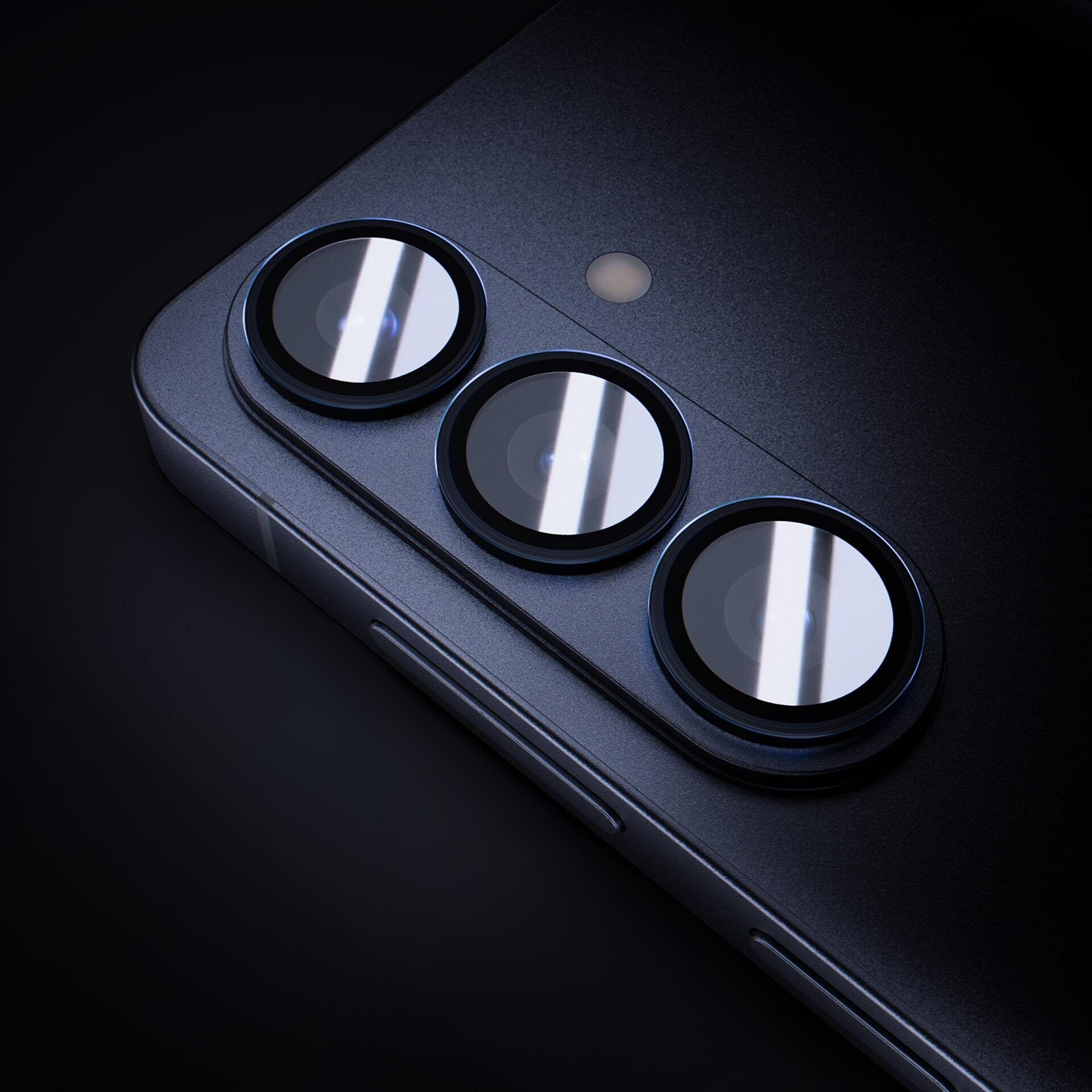 3mk Lens Protection Pro Black Hybrid Glass for the Camera Lens on the Samsung Galaxy S26 Pro - imagine 2