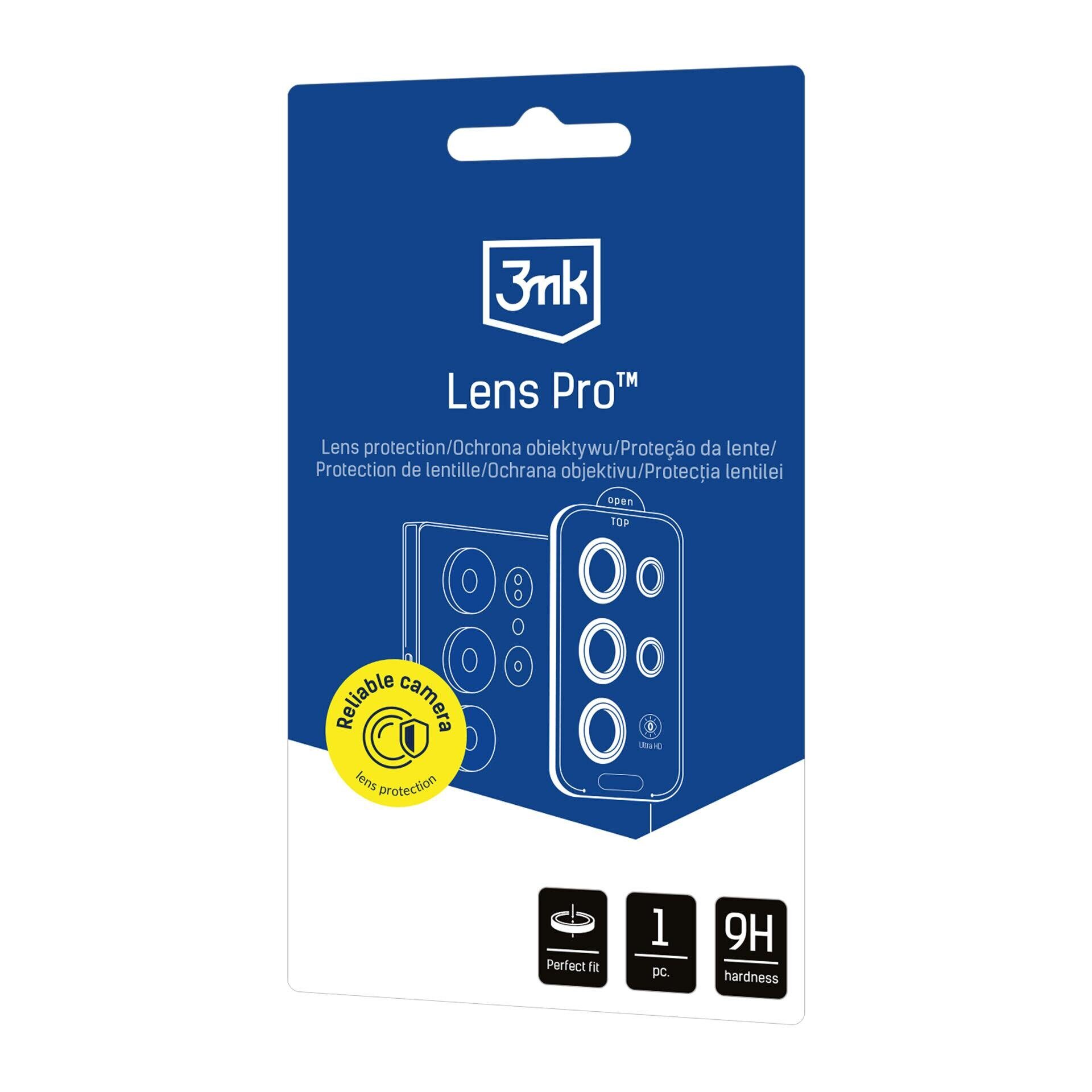 3mk Lens Protection Pro Black Hybrid Glass for the Camera Lens on the Samsung Galaxy S26 Pro - imagine 4