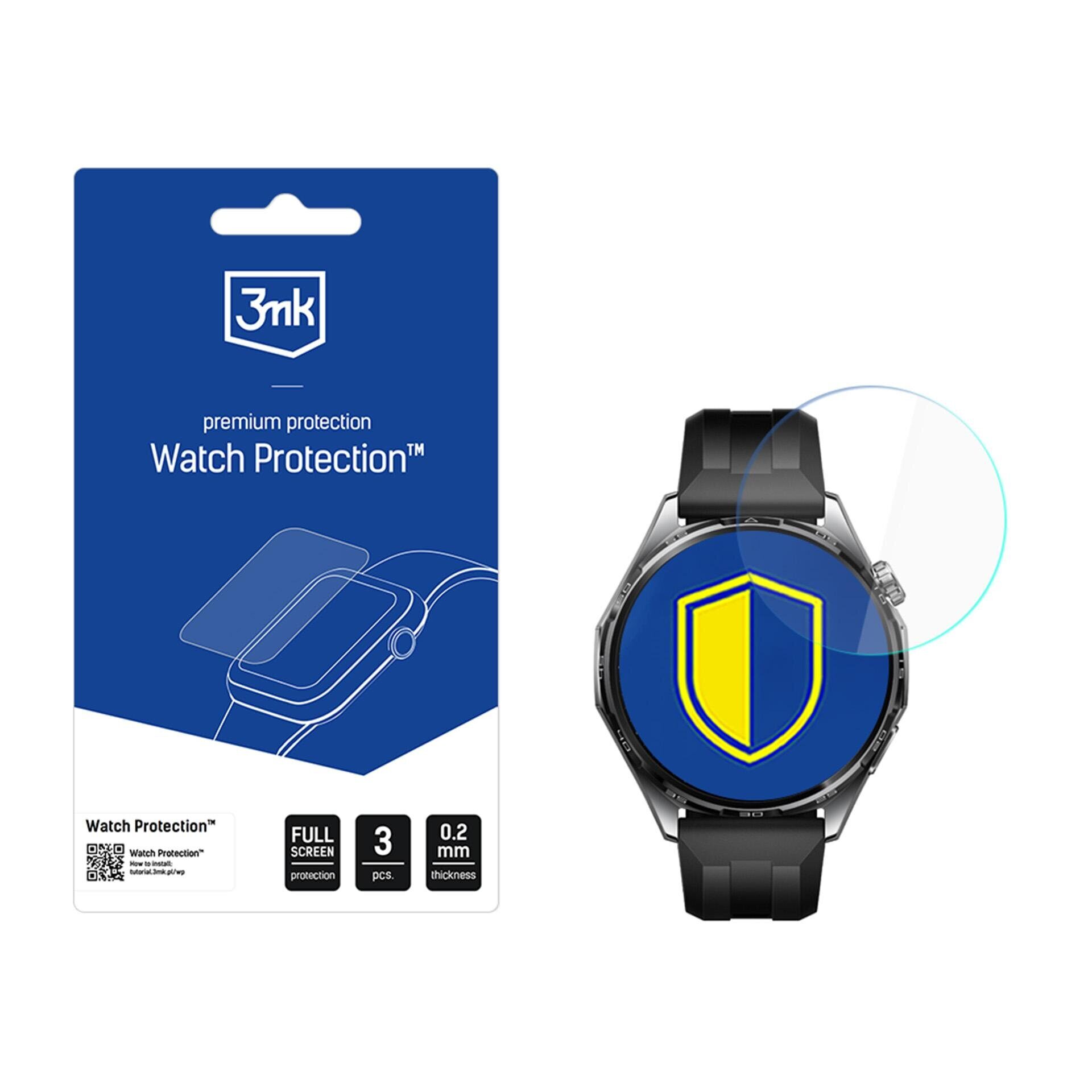 3mk Watch Protection FlexibleGlass hybrid glass for the smartwatch display for Huawei Watch GT 6 46 mm