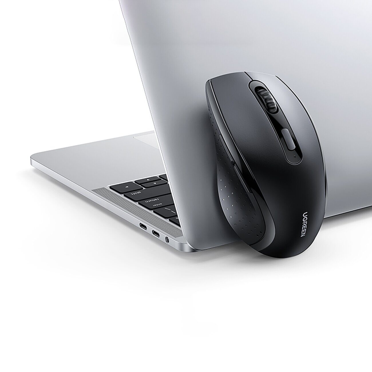 Ugreen Wireless Ergonomic Optical Mouse - Black - imagine 10