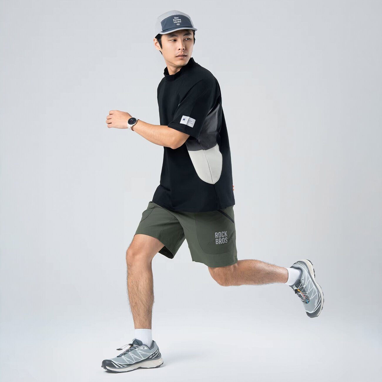 Rockbros YDDK015 Shorts with Belt Size XL - Green - imagine 4