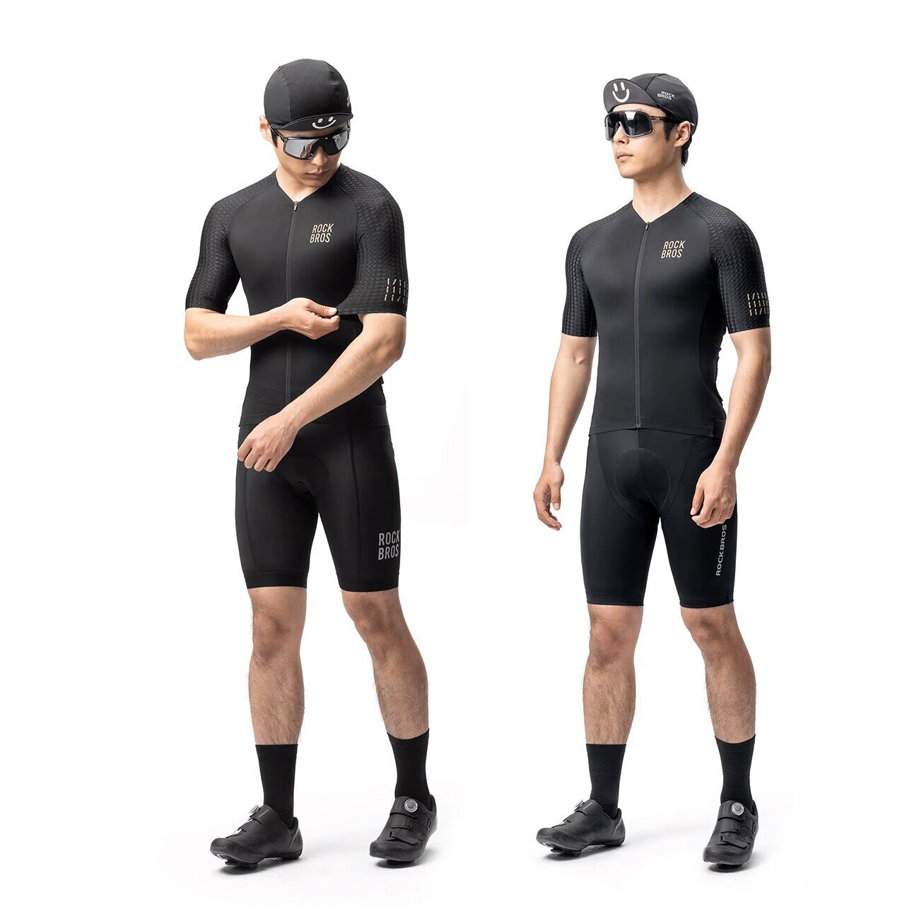 Rockbros YDDX011 Diamond Short Sleeve Cycling Jersey Size XS - Black - imagine 8