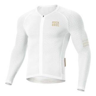 Rockbros YDCX008 Diamond Long Sleeve Cycling Jersey Size XS - White