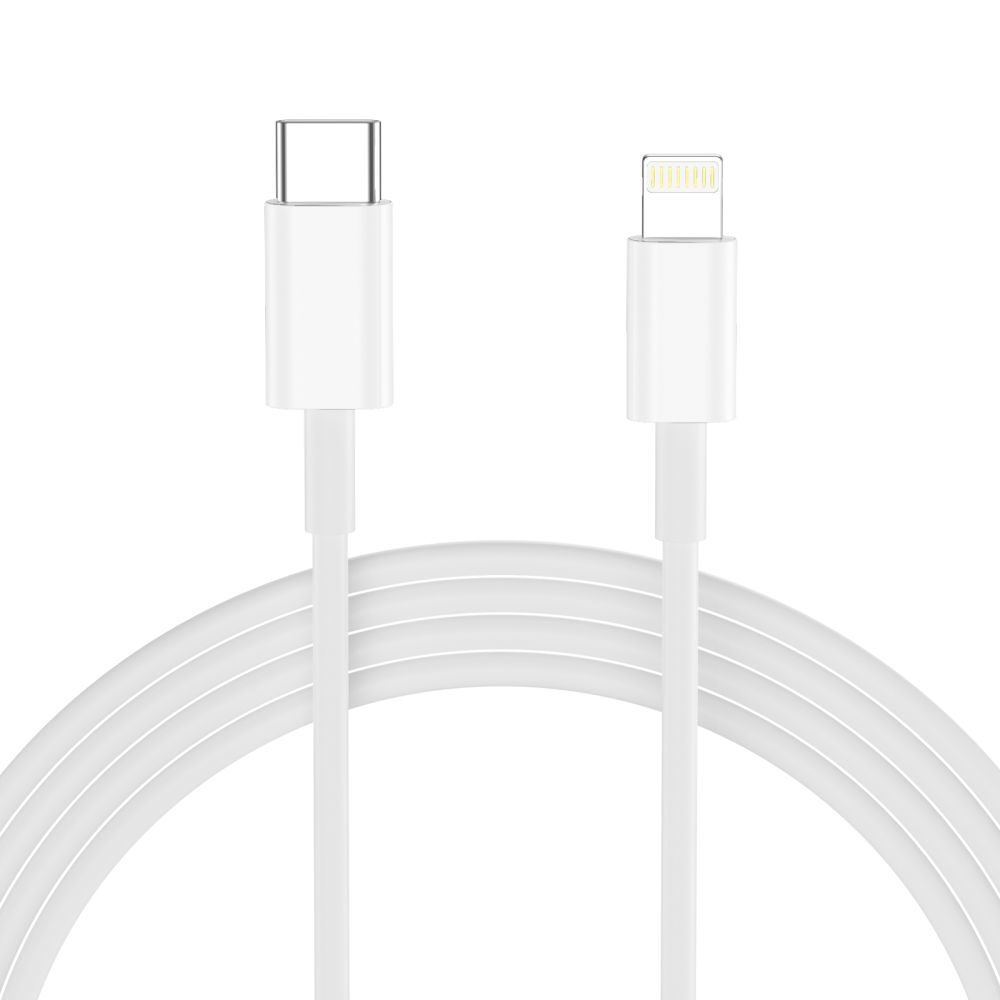 Tech-Protect NC20W Wall Charger with 100 cm USB-C / Lightning Cable - White - imagine 6