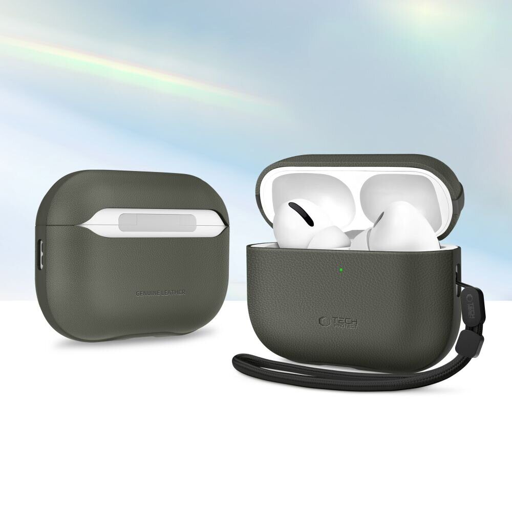 Tech-Protect NaturalFit Case for AirPods Pro 3 - Green - imagine 8