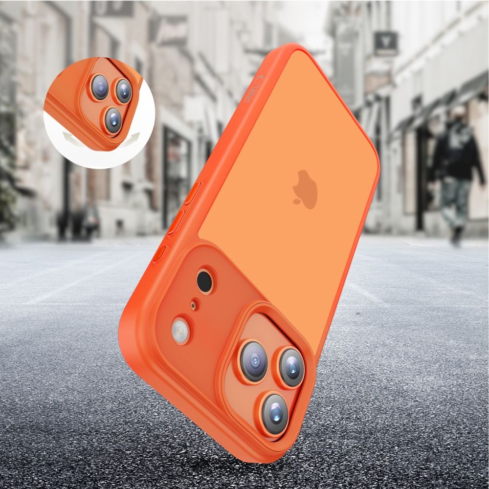 Tech-Protect MagMat Case for iPhone 17 Pro Max - Orange - imagine 6