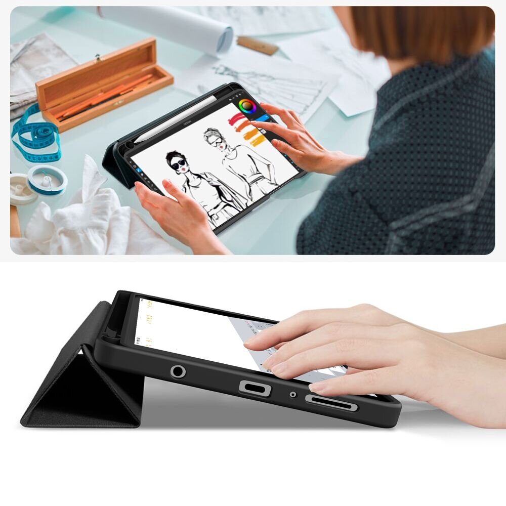 TechProtect SmartCase Pen for Samsung Galaxy Tab A9+ / A11+ Plus 11.0 X210 / X215 / X216 / X230 / X235 / X236 - Black - imagine 7