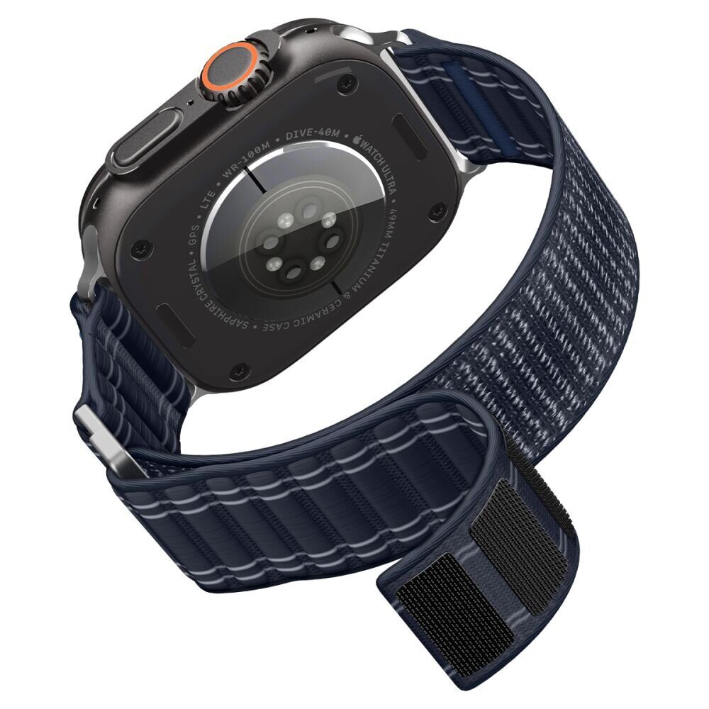 Spigen WBF0 Strap for Apple Watch 44 / 45 / 46 / 49 mm - Navy Blue - imagine 9