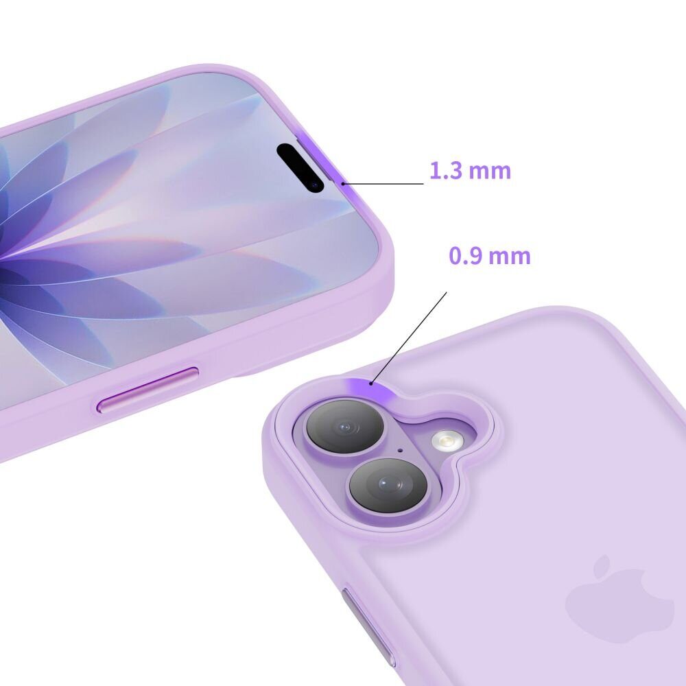 Tech-Protect MagMat iPhone 17 Case - Purple - imagine 3