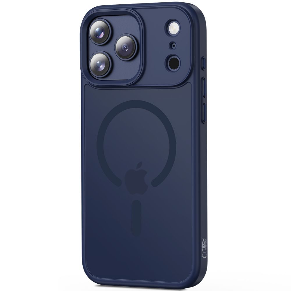 Tech-Protect MagMat MagSafe Case for iPhone 17 Pro Max - Navy Blue - imagine 3