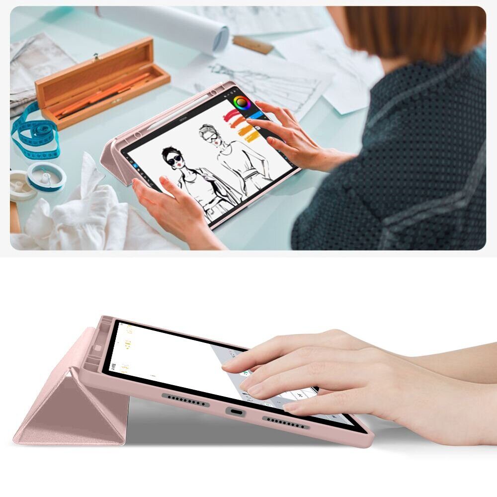 TechProtect SmartCase Pen Case for Lenovo Idea Tab Plus 12.1 TB-361 - Pink - imagine 9