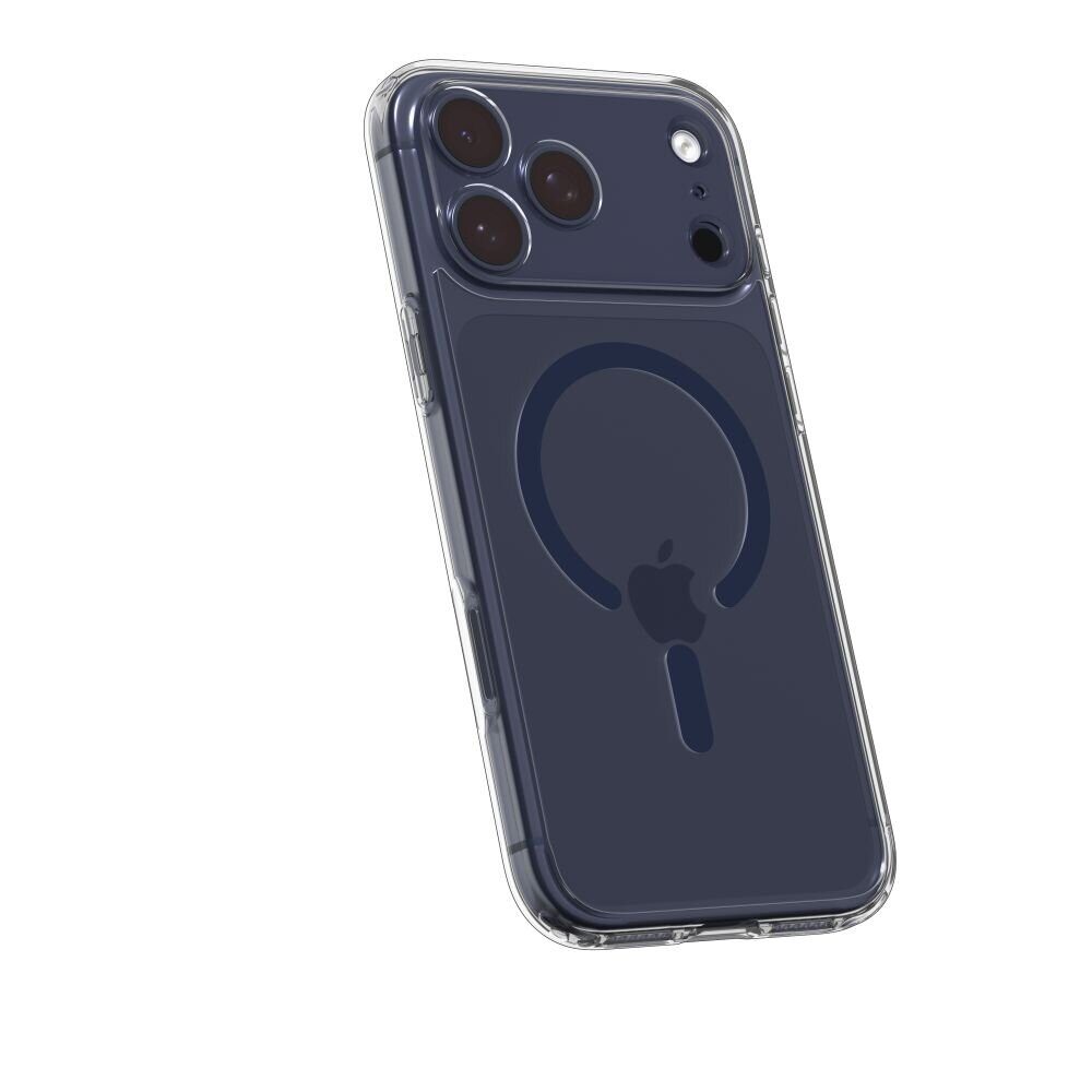 Spigen Ultra Hybrid MagSafe Case for iPhone 17 Pro Max - Clear Navy Blue - imagine 5