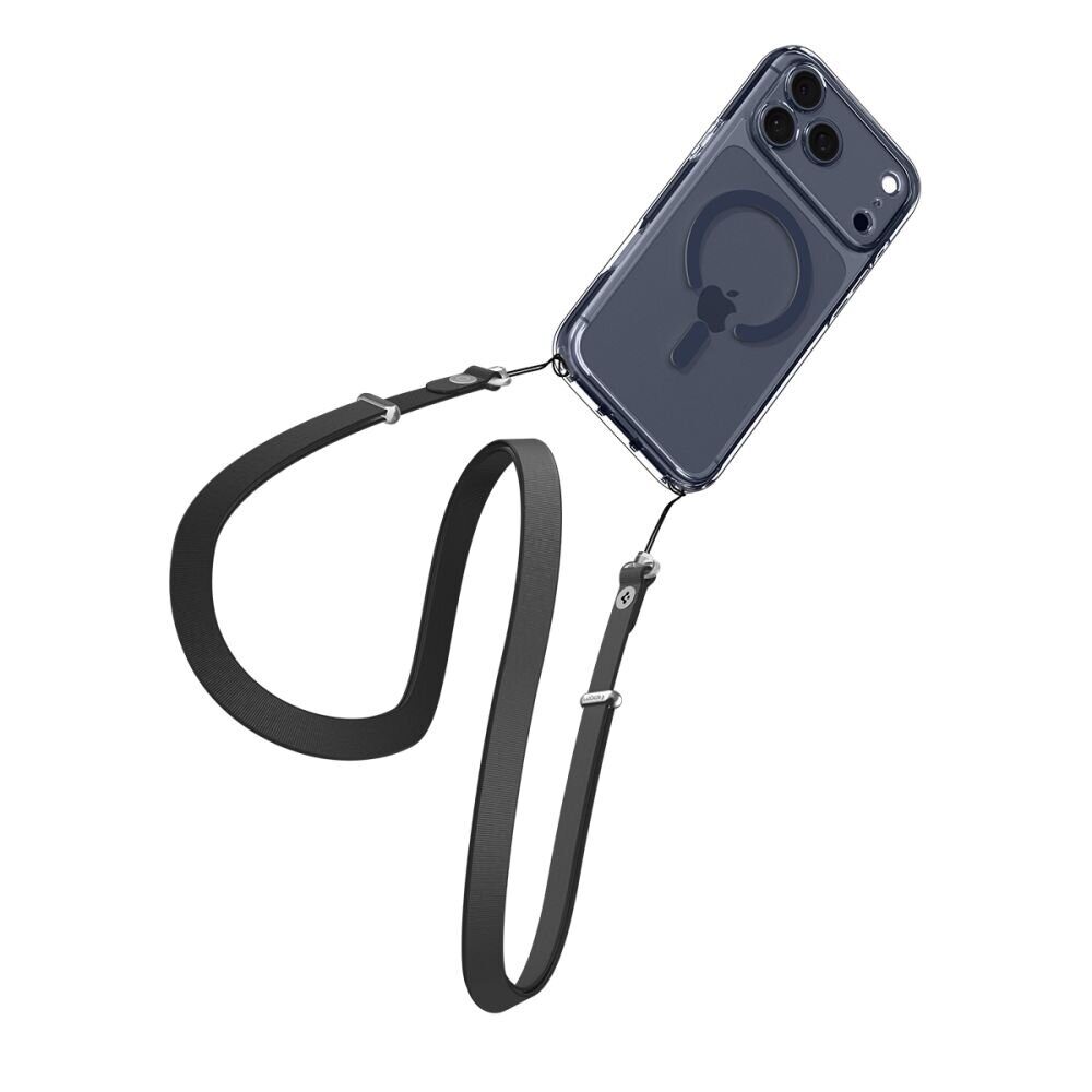 Spigen Ultra Hybrid MagSafe Case for iPhone 17 Pro Max - Clear Navy Blue - imagine 8