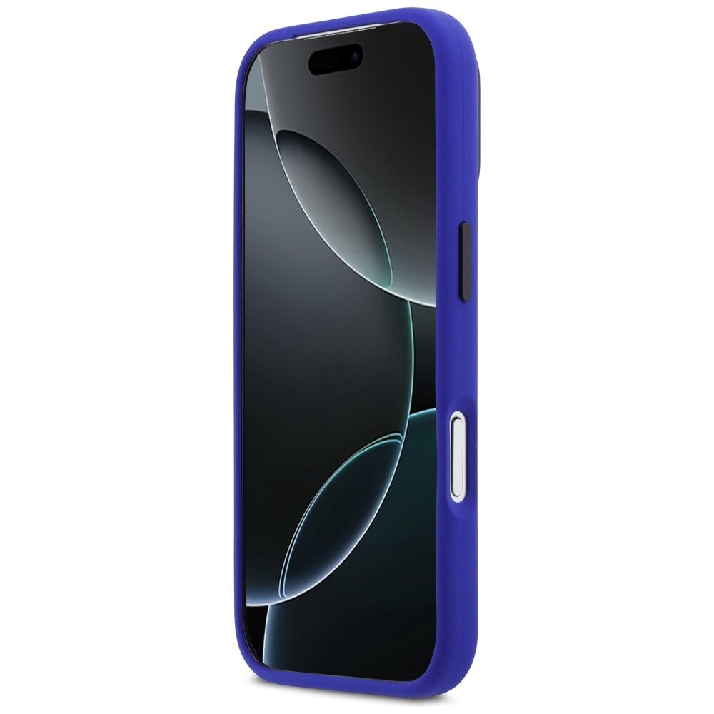 BMW M Silicon Vertical Logo MagSafe Case for iPhone 17 Pro - Navy Blue - imagine 5