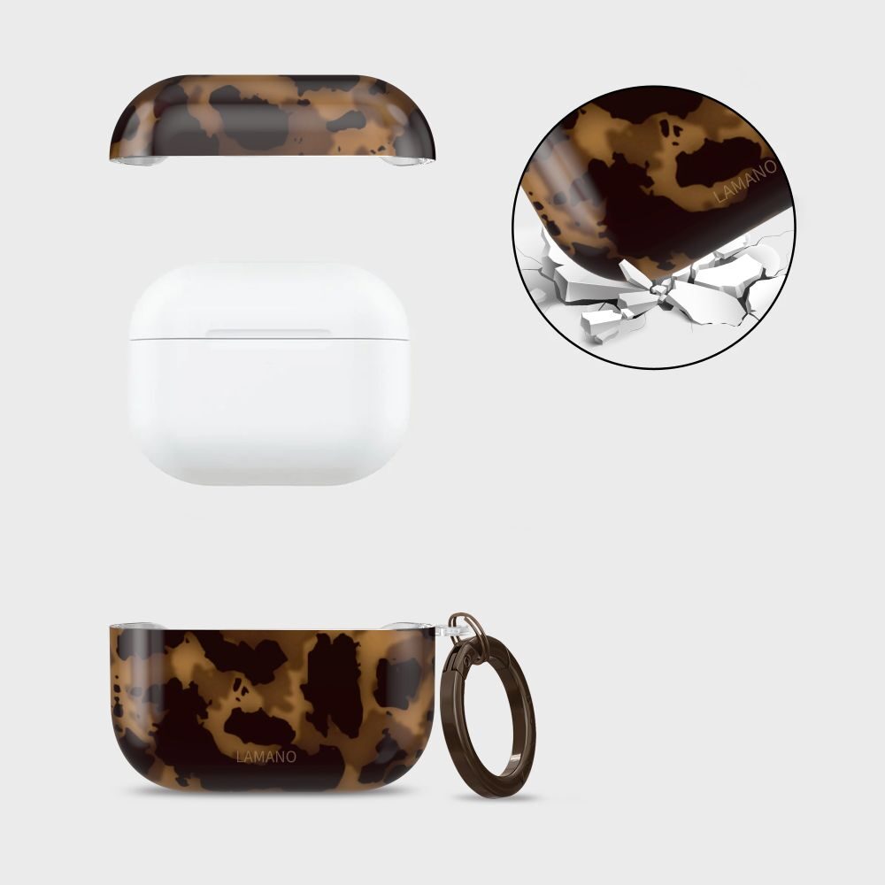 Tech-Protect Lamano case for AirPods Pro 1 / 2 - black and brown - imagine 4