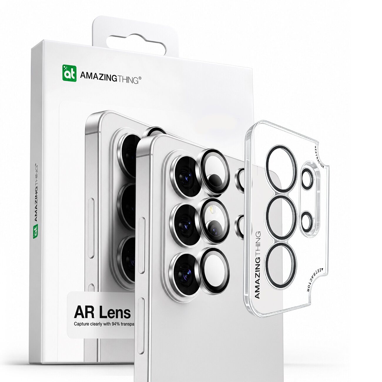 AmazingThing Radix AR Lens Glass for Samsung S26 Ultra Camera Lens - Transparent