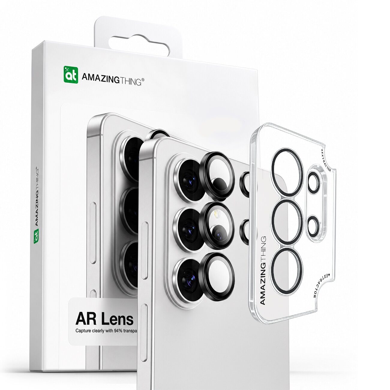 AmazingThing Radix AR Lens Glass for Samsung S26 Ultra Camera Lens - Black