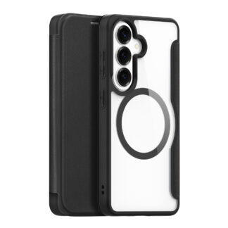 Dux Ducis Skin X Pro MagSafe Compatible Wallet Case for Samsung Galaxy S26+ - Black