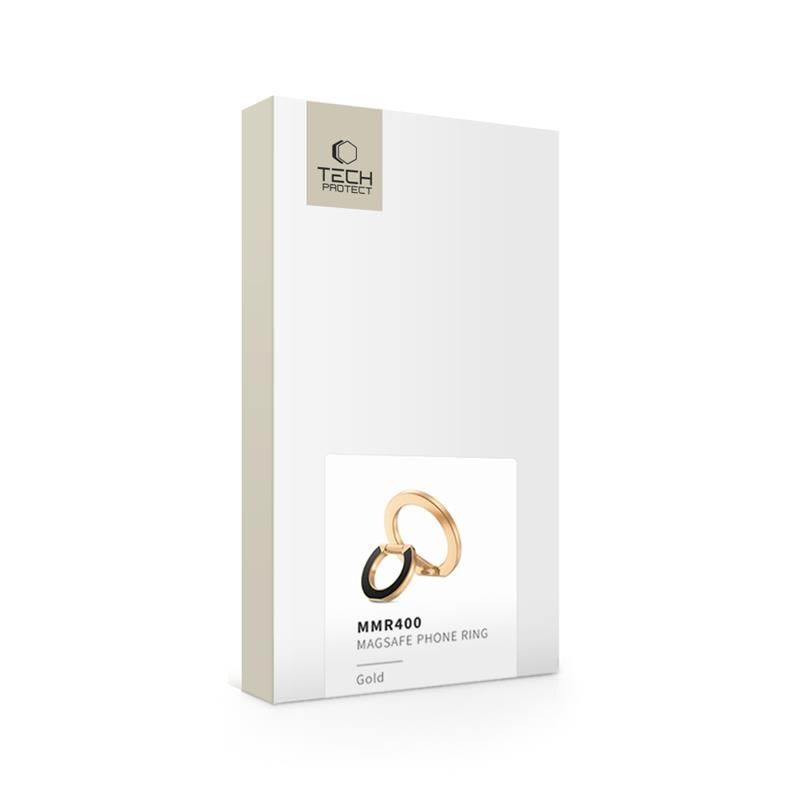 Tech-Protect MMR400 Lamano Magnetic Ring for Phone - Gold - imagine 7
