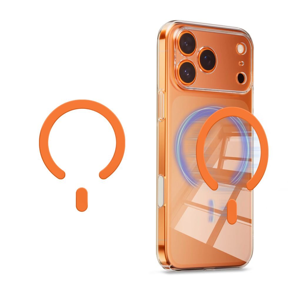 MagSafe Tech-Protect MMP-200 Magnetic Ring for Phone - Orange - imagine 5