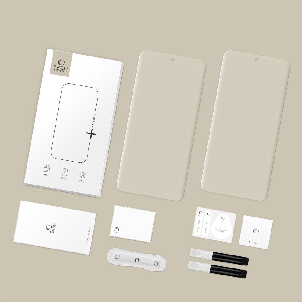 Tech-Protect Glass UV+ 2-Pack Tempered Glass for Xiaomi Redmi Note 15 Pro+ 5G - imagine 6